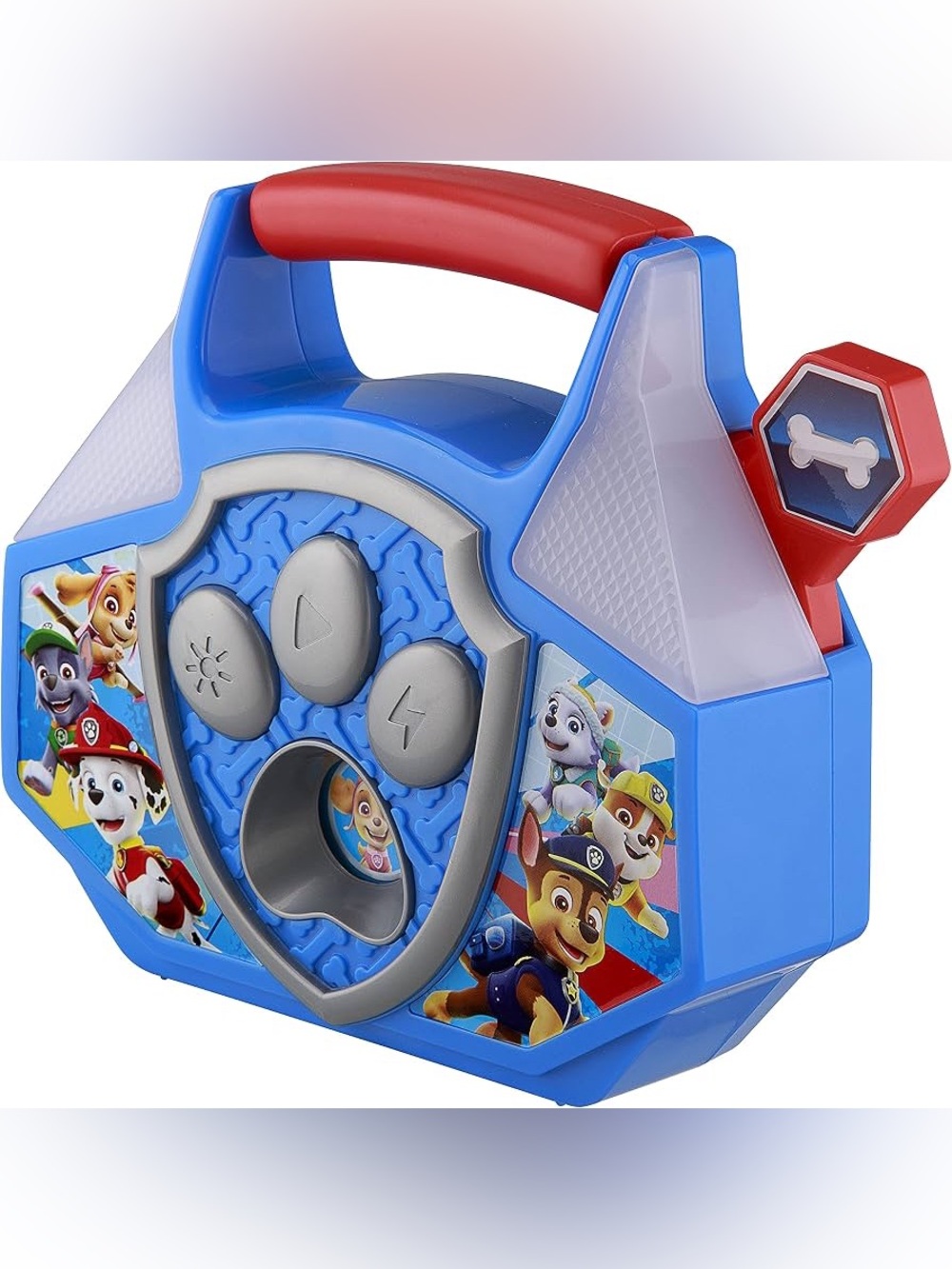 eKids Paw Patrol Mini Boombox Built-in Music Flashing Lights and Sound Effects